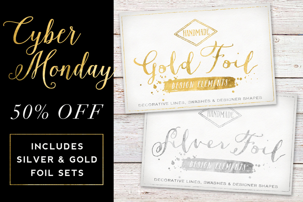 50% off Gold & Silver Foil Bundle