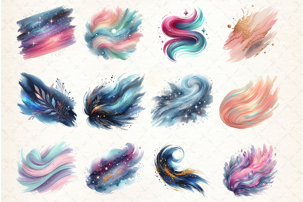 Watercolor Brushstroke Png Backgroun, an Illustration by Libby Wishes (Photo 4 of 10)