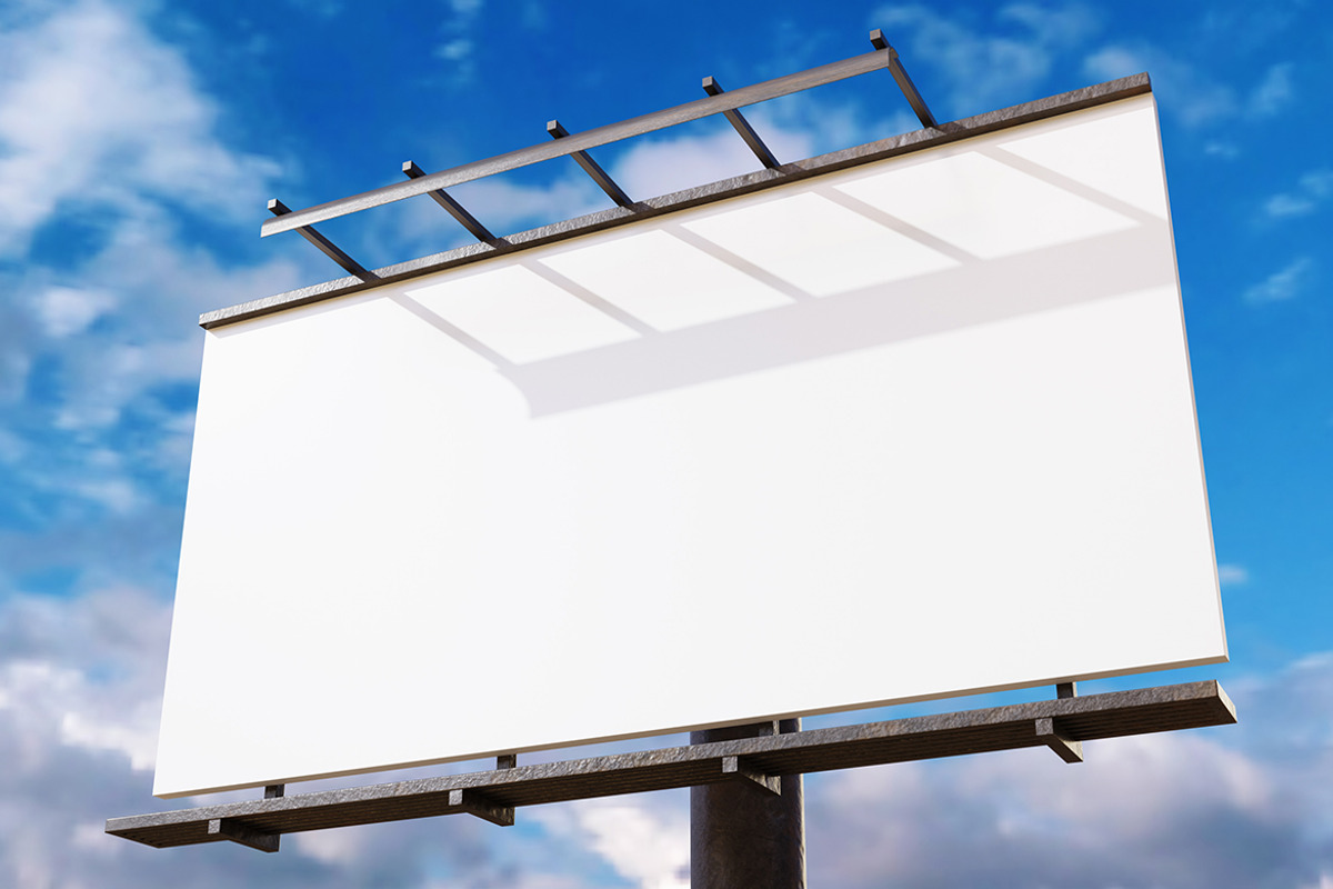 Billboard Mock up, an Advertising Mockup by WhymoreArt (Photo 2 of 4)