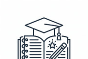 Vector Digital Learning Skills Icons, an Outline Icon by adenpinkstore (Thumbnail 2 of 11)