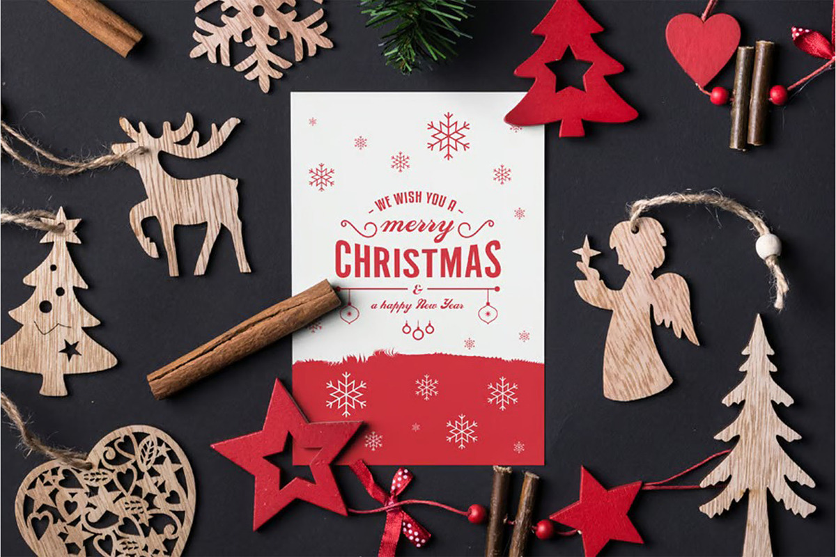 Christmas Mock-up, an Advertising Mockup by zippypixelstudio (Photo 7 of 13)