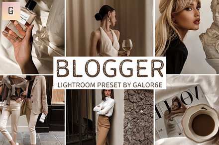 Lightroom Preset BLOGGER by GALOR6E