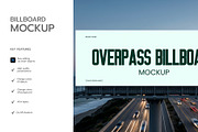 Highway Overpass Billboard Mockup, an Advertising Mockup by graphypix (Thumbnail 2 of 4)