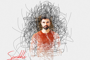 Scribble Photo Effect Art