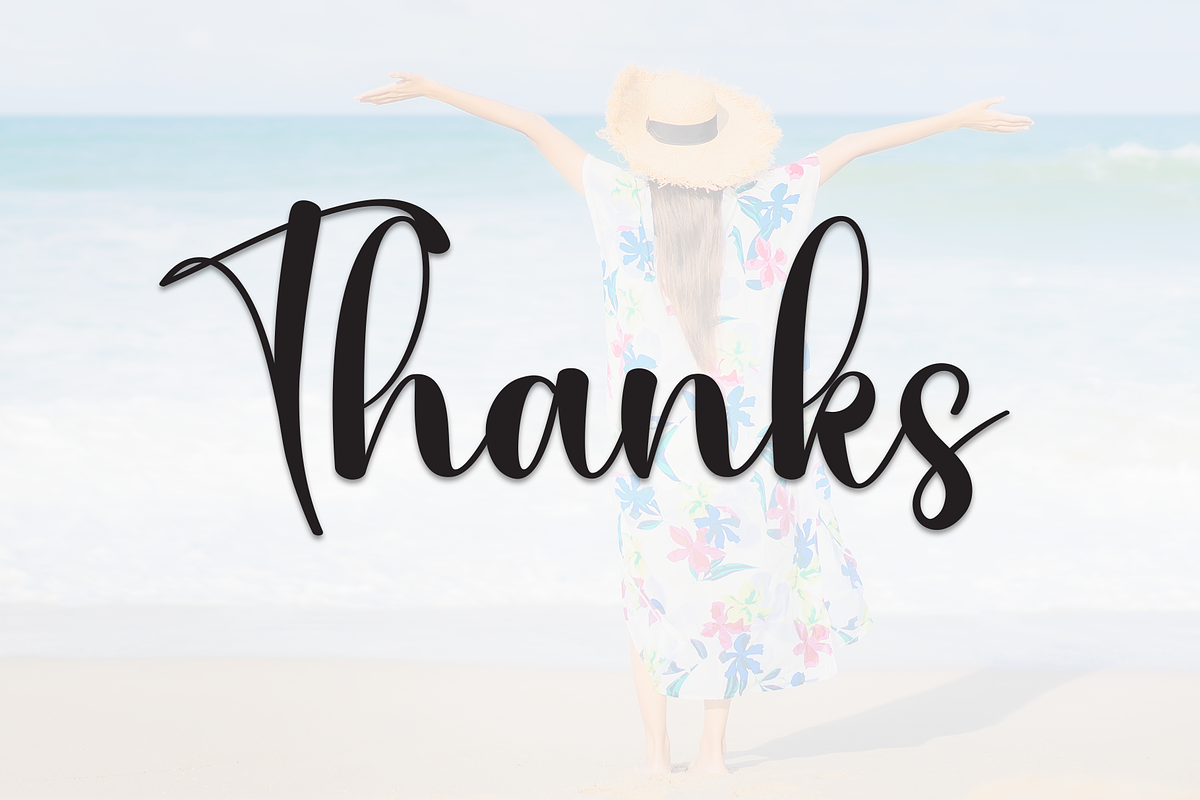 Beach Happiness | Script Font, a Handwritten Font by Scratchones (Photo 8 of 8)