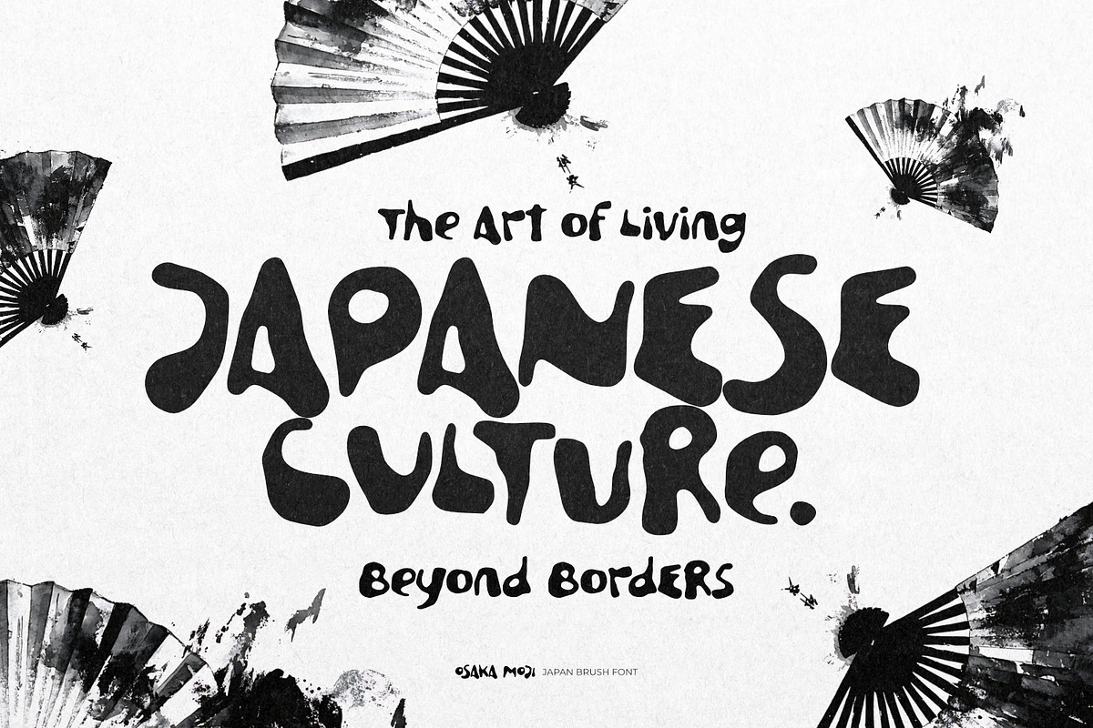 Osaka Moji - Japan Brush Font, a Font by ikiiko (Photo 4 of 7)