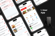 Food Ordering App | QFood, an UI Kit Template by Opus LabWorks (Thumbnail 8 of 10)
