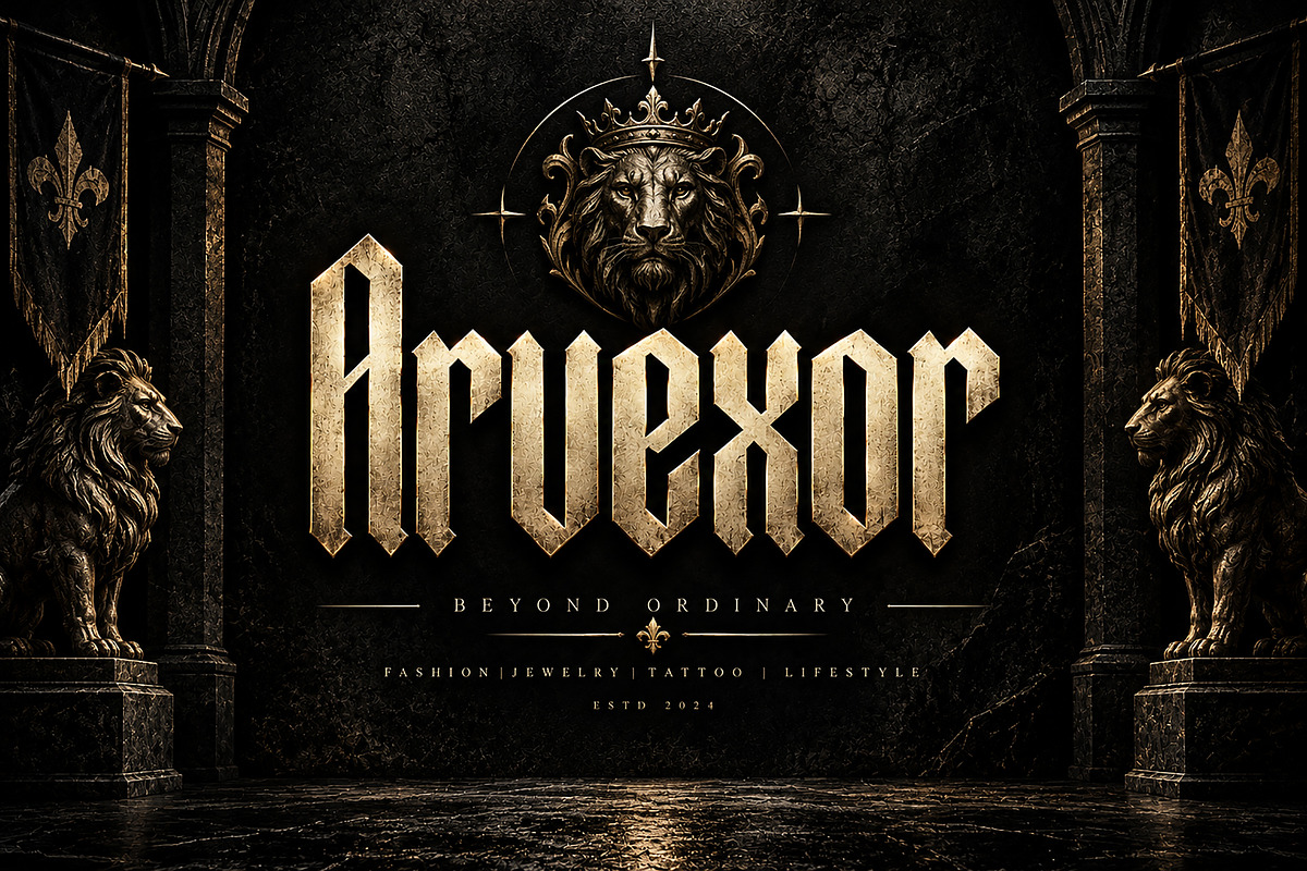 Arvexor, a Blackletter Font by Wow Magic (Photo 4 of 5)