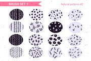80 hand-drawn patterns for Procreate, a Brush Add-On by Gray Cat Graphics (Thumbnail 8 of 17)