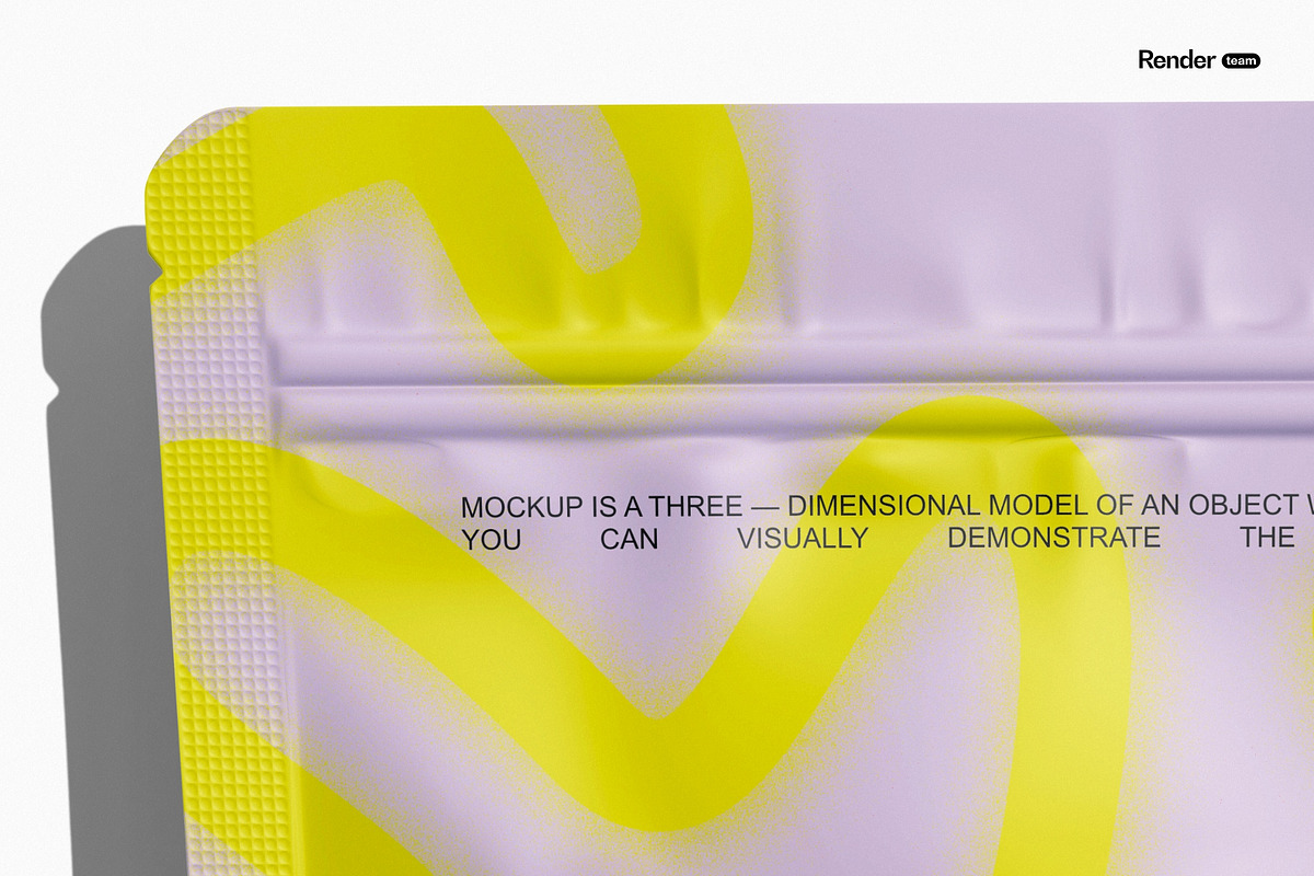 Matte Stand-Up Pouch Mockup Set, a Packaging Mockup by Renderteam (Photo 10 of 14)