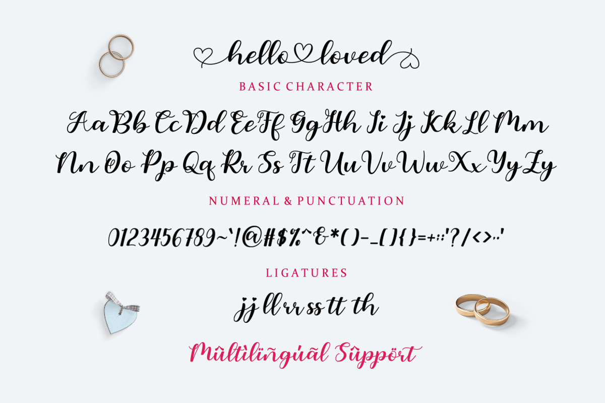Hello Loved, a Script Font by Cut Story (Photo 7 of 8)