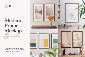 Frame Mockup Template Bundle Kit