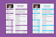 Modern & Minimal Resume Template, a Print Template by Annudesign (Thumbnail 2 of 8)