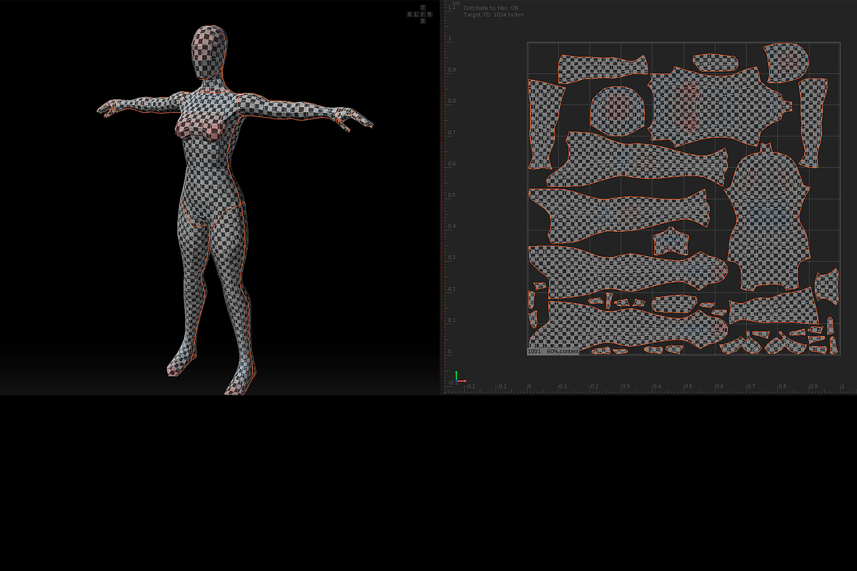 Realistic Female Base Mesh in T-Pose, a Characters & Person 3D Model by Casa Mandarina (Photo 7 of 9)