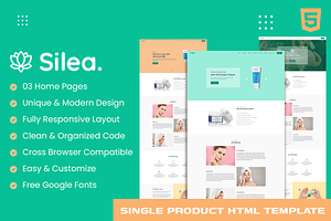 Silea- Product Landing HTML Template