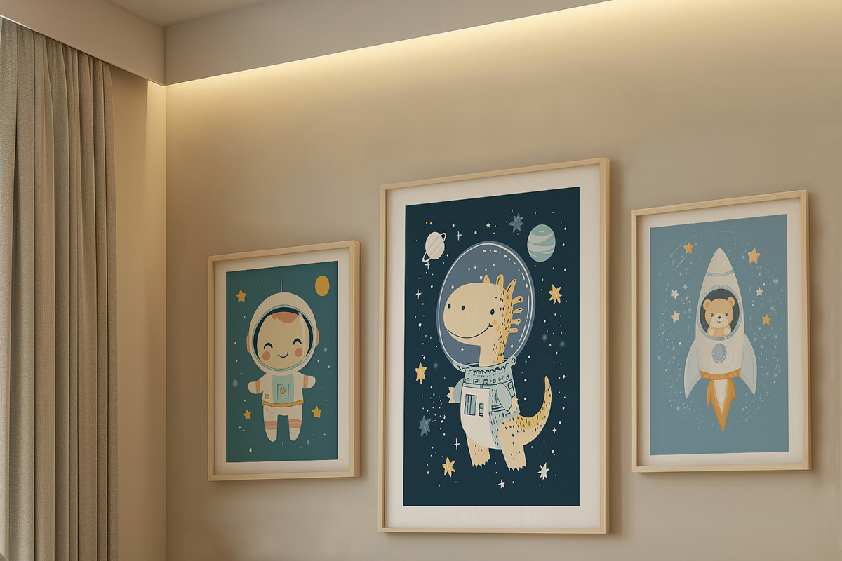 Nursery Wall Art. Cute Posters., a Graphic by Designwork (Photo 3 of 9)