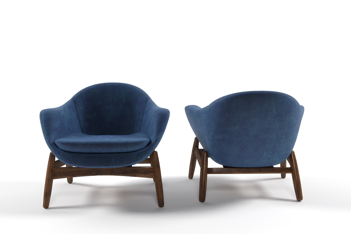 Rare lounge armchair Kofod Larsen, a Furniture 3D Model by inDahouze (Photo 6 of 7)