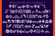 Fleurons 5-Pack, a Symbol Font by Wiescher Design (Thumbnail 5 of 5)