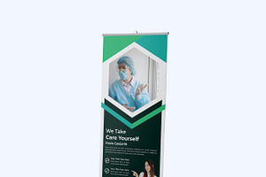 Creative Roll Up Banner Design