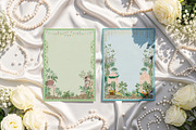 Botanical Garden Wedding Backgrounds, a Decorative Illustration by GraphicsByNaeem (Thumbnail 1 of 4)