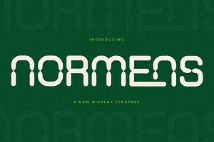 Normens New Display Typeface