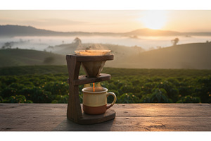 Traditional Costa Rican chorreador, a Food & Drink Photo by Igor Tichonow