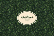 meadow seamless green pattern, a Pattern Graphic by CraftingOnSunday (Thumbnail 1 of 3)