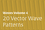 Waves Vol. 4 | 20 Vector Patterns, a Pattern Graphic by invisiblelayer (Thumbnail 1 of 6)