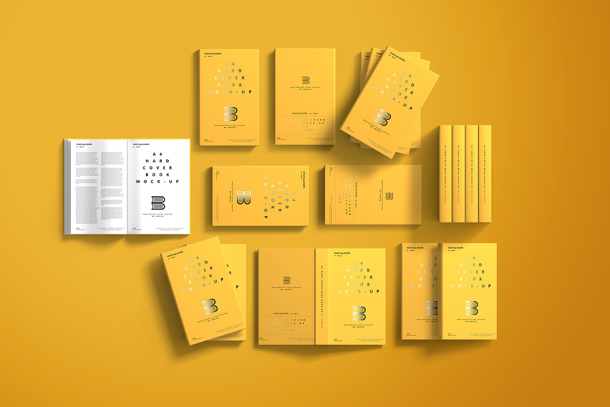 Book Mockup Scene Creator, a Print Template by pmvch (Photo 5 of 16)