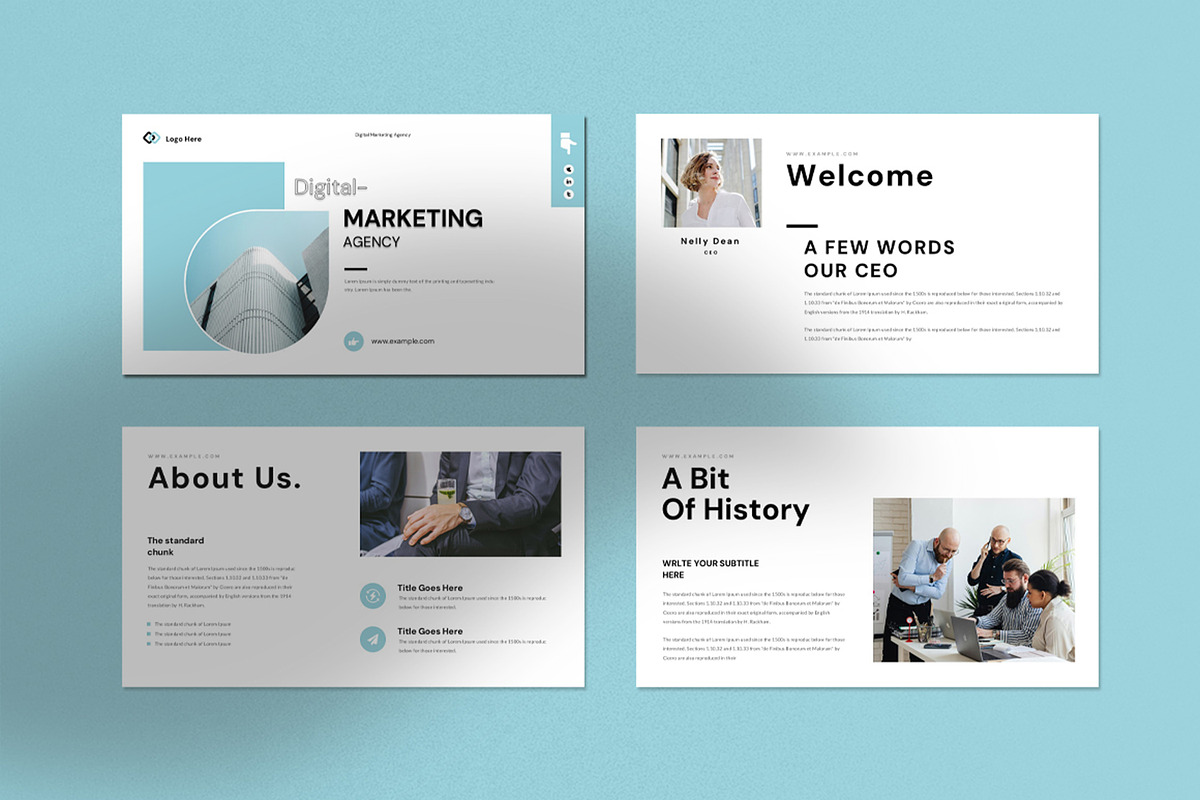 Digital Marketing Agency Template, a Presentation Template by Dream-Lab (Photo 2 of 9)