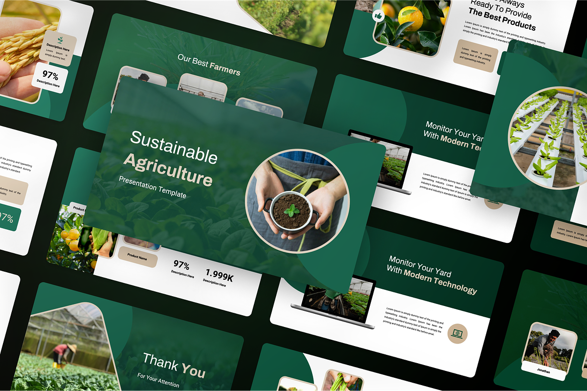 Sustainable Agriculture Google Slide, a Presentation Template by SquidPixey (Photo 7 of 7)
