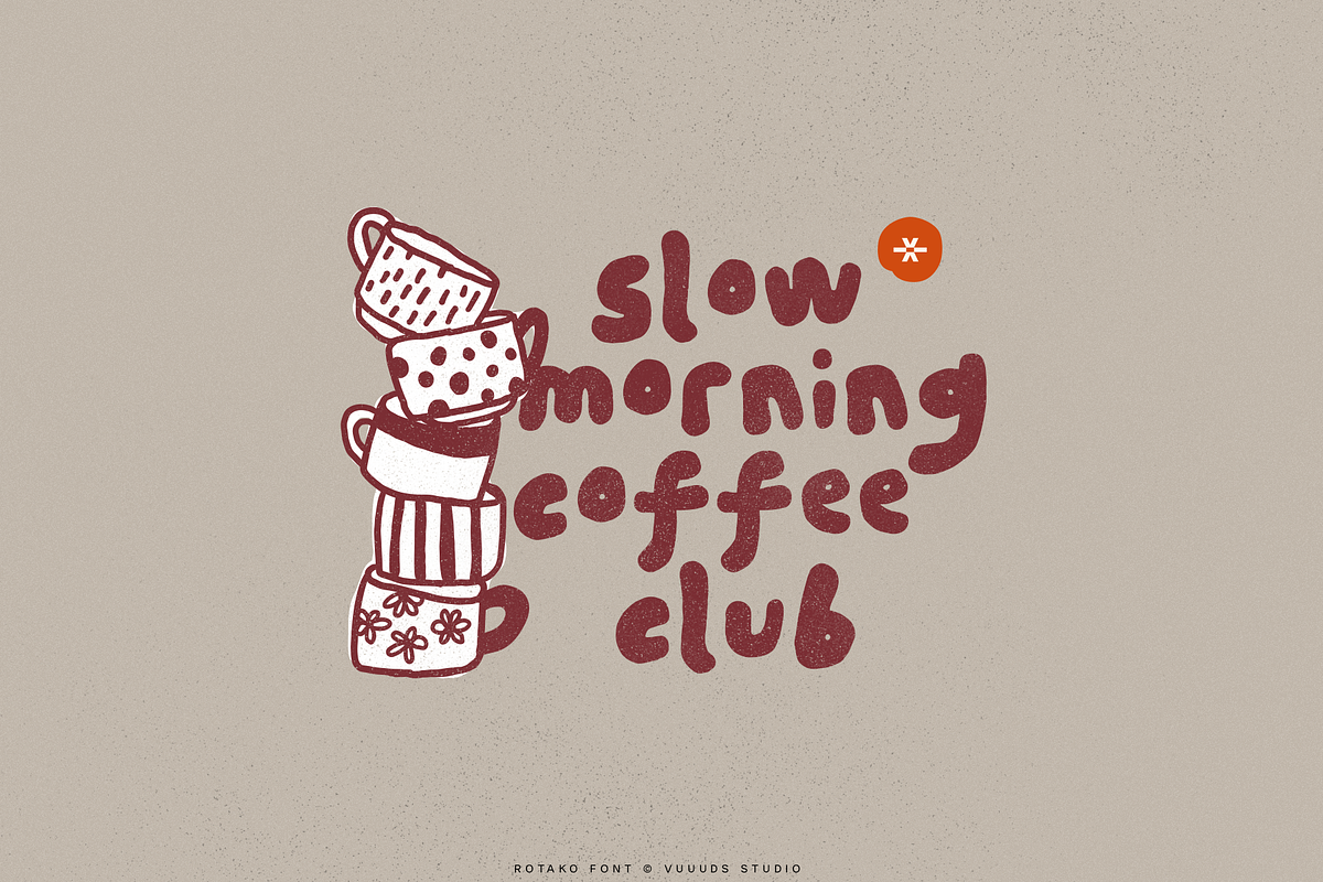 Rotako, a Sans Serif Font by vuuuds (Photo 3 of 10)