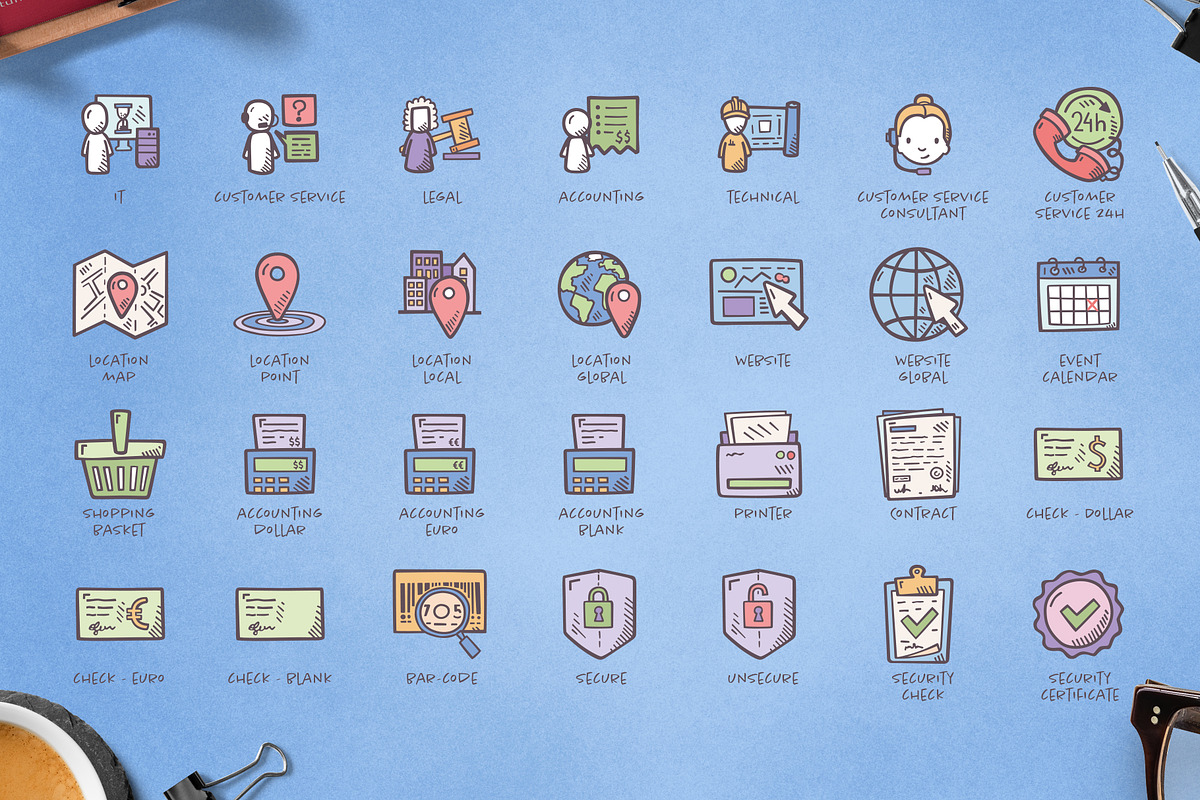 Business Hand-drawn Icons, an Icon by Good Stuff No Nonsense (Photo 7 of 12)