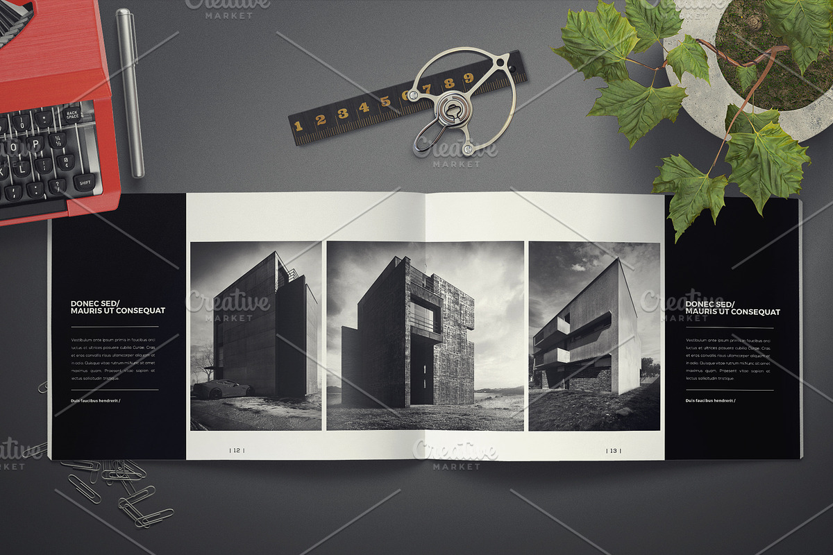 Architecture Landscape Brochure, a Brochure Template by ShapShapy (Photo 7 of 18)
