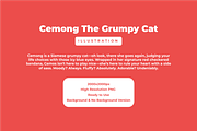 Cemong the Grumpy Cat, an Animal Illustration by Artnivora.Std (Thumbnail 2 of 5)