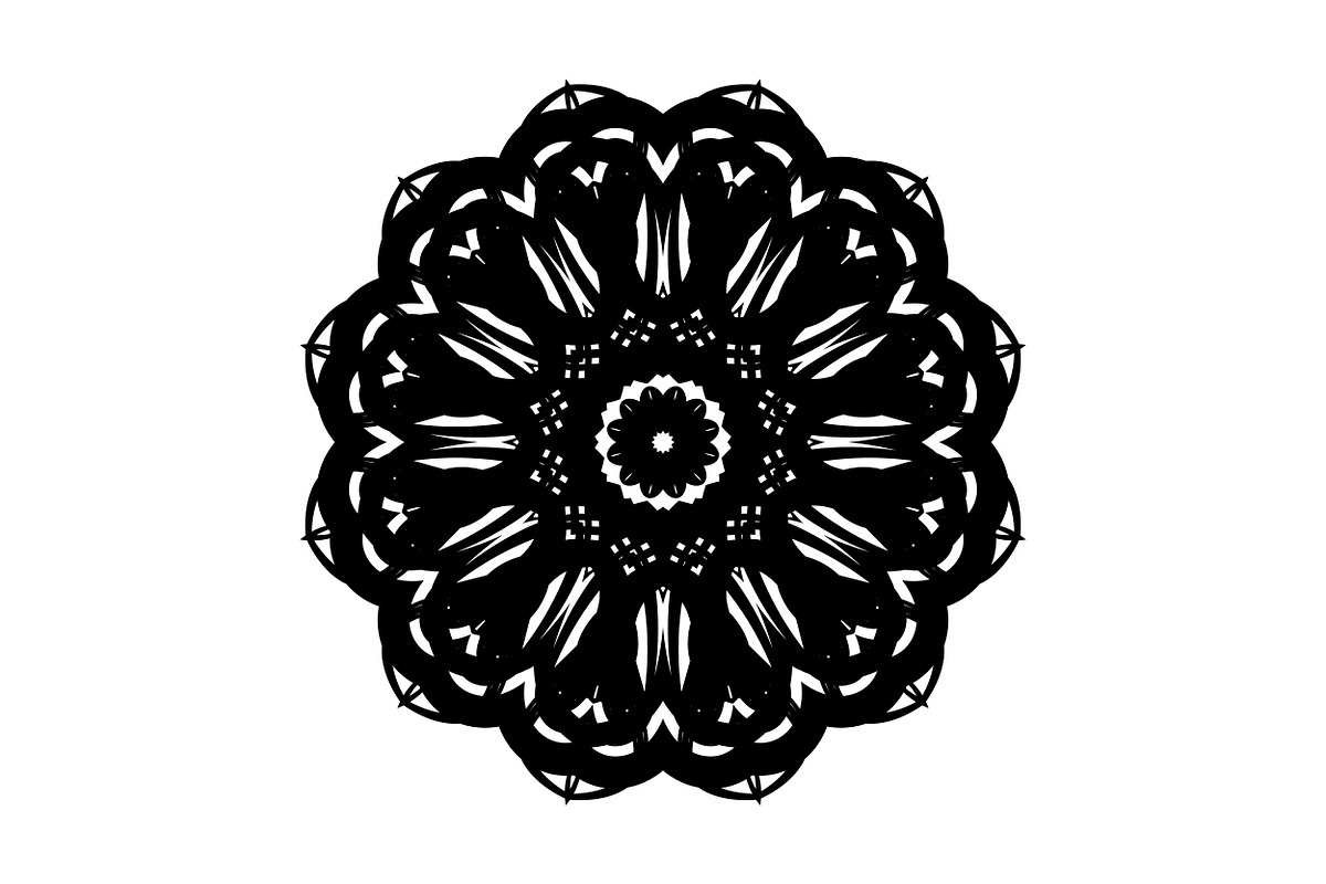 Elegant Mandala Line Art Collection, a Decorative Illustration by NJ Himel (Photo 2 of 101)