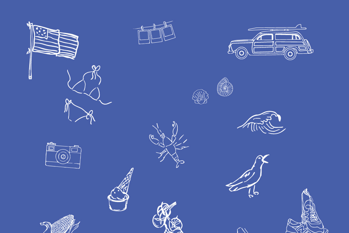 Coastal Line Art Illustrations, a Seasonal Illustration by Studio E Bloom (Photo 3 of 3)