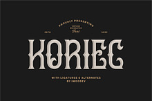 Koriec - Old Vintage Typeface