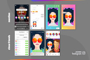 Instagram Screens Templates Bundle, a Social Media Template by karnofff (Thumbnail 18 of 26)