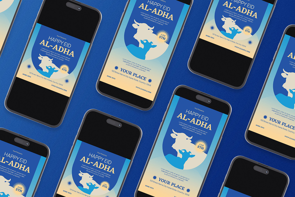Eid Al Adha Flyer Set, a Flyer Template by Aiyari Graphic (Photo 2 of 3)