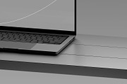 MacBook Pro 14 Standard Mockup, a Mac Mockup by Orbyt Studio (Thumbnail 3 of 3)