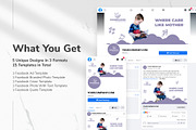 Kindergarten Facebook Materials, a Social Media Template by TemplatesNow! (Thumbnail 2 of 7)