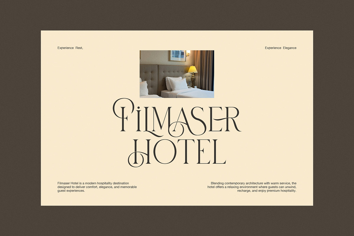 Biges Elegant Serif Font, a Serif Font by Graphicxell (Photo 2 of 8)