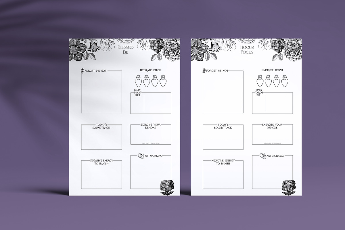 Witchy Daily Planner, a Stationery Template by mallory.jacobson (Photo 7 of 9)