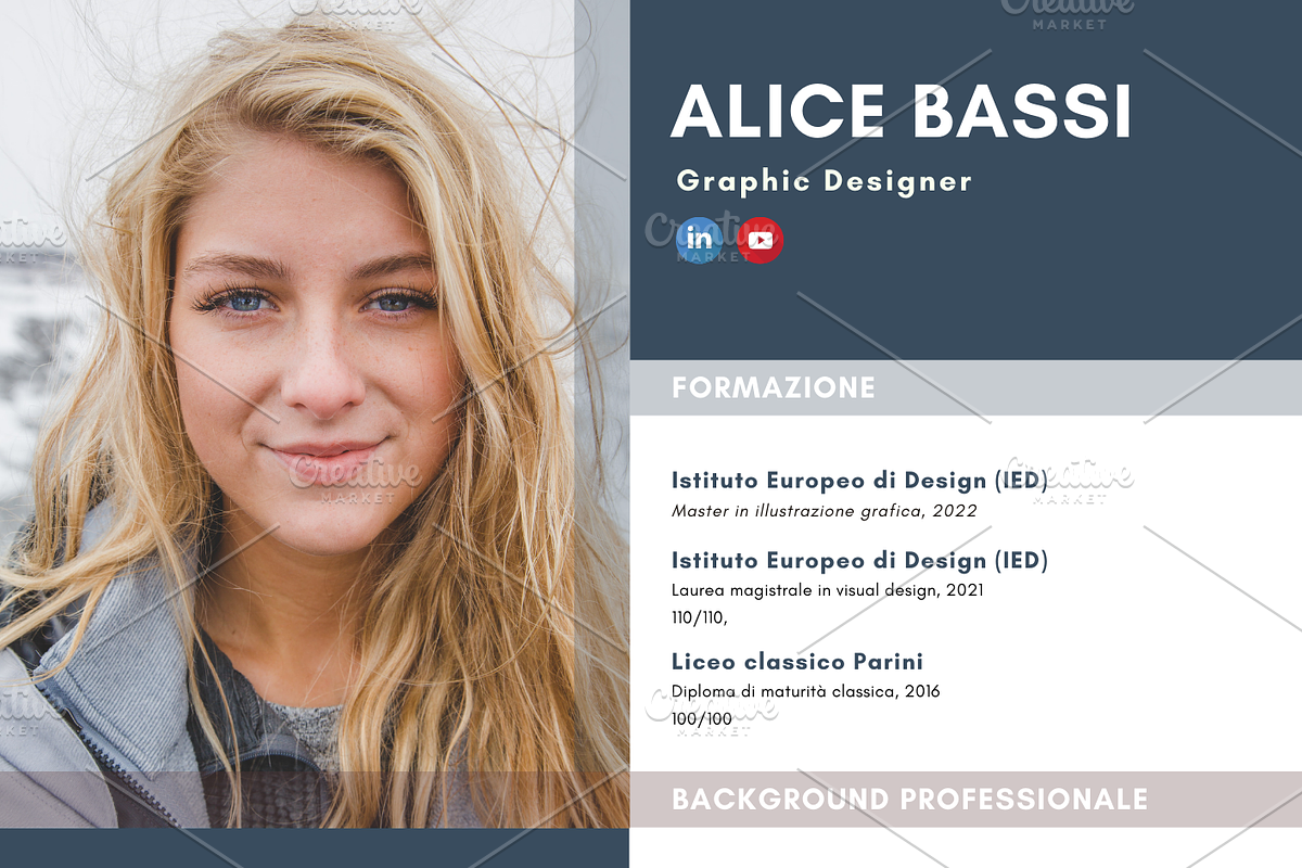 Resume template | Canva, a Templates & Theme by Strategie Creative (Photo 6 of 6)