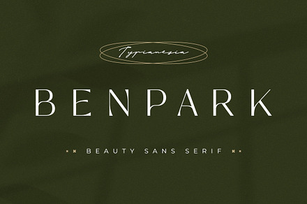 Benpark - Beauty Sans Serif, a Sans Serif Font by Typia Nesia