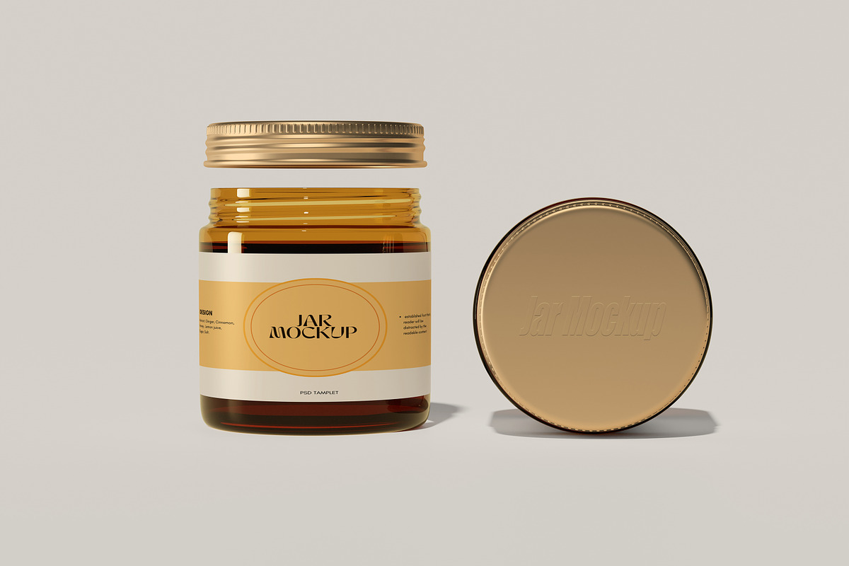 Jar Mockup Set, a Cups & Container Mockup by swsi-studio (Photo 5 of 6)