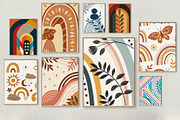 Rainbow Wall Art Print Set, a Wallpaper Graphic by Helospace (Thumbnail 2 of 10)