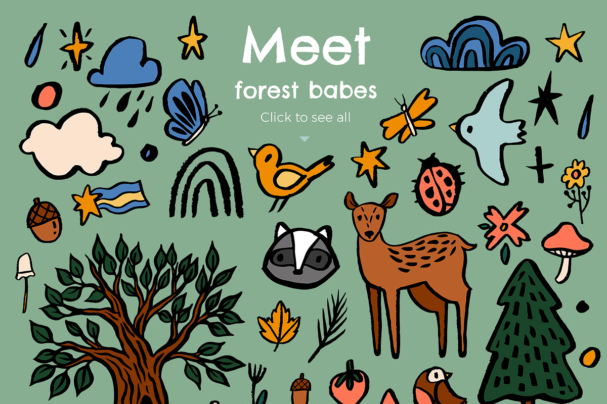 Scandinavian Forest fun ink creator, an Object Graphic by Beauty Drops (Photo 3 of 10)