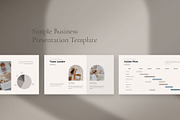 Simple Business Presentation CANVA, a Presentation Template by CreativityForest (Thumbnail 3 of 17)